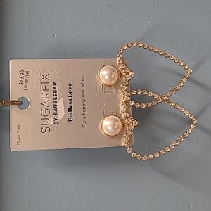 Sugar Fix By Baublebar Endless Love Heart Earrings